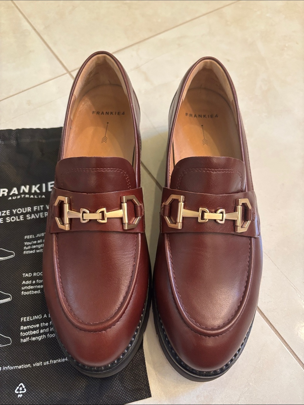 Frankie4 Saint loafer in Chesnut sz 9 EXCELLENT CONDITION